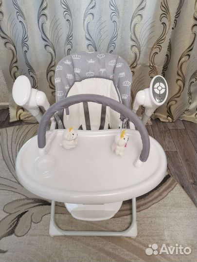 Стул-качели для кормления 2 в 1