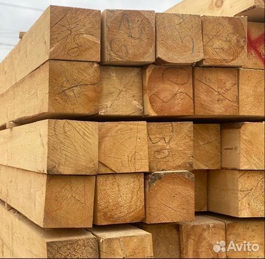 Брус 100х150х6.Пиломатериалы.Доставка