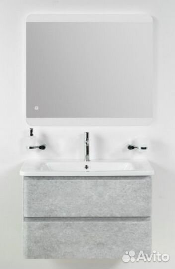 Тумба с раковиной BelBagno Albano-Cer 80 подвесная