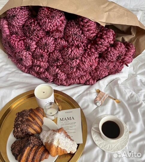 Одноголовая хризантема с беспл. доставкой