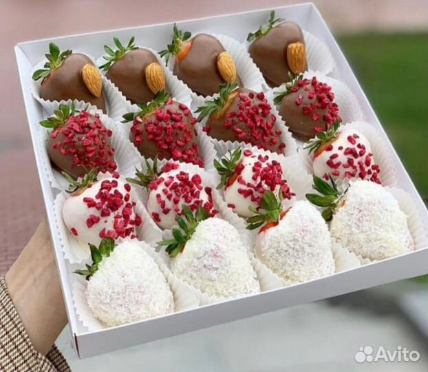 Клубника в шоколаде бокс