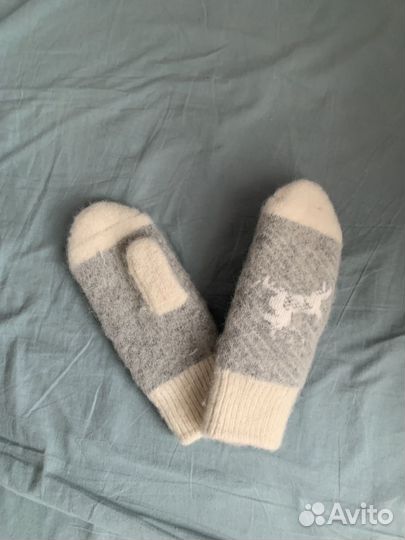 Варежки зимние женские