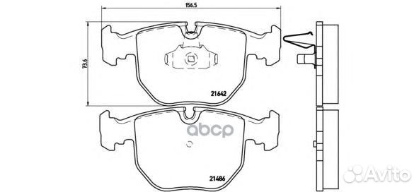 Колодки торм.пер. alpina B10 (E39) 4.6 V8 Kw 25