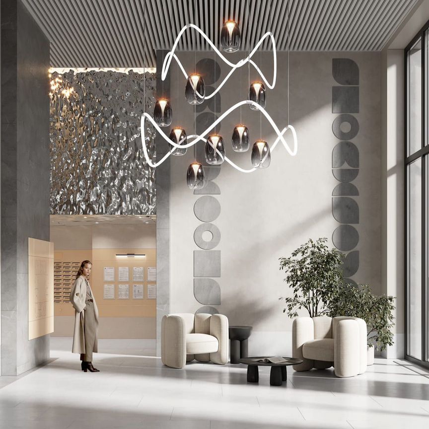 2-к. квартира, 58,6 м², 5/23 эт.