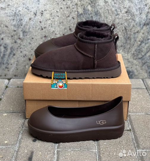 Угги Ugg Ultra Mini с галошами