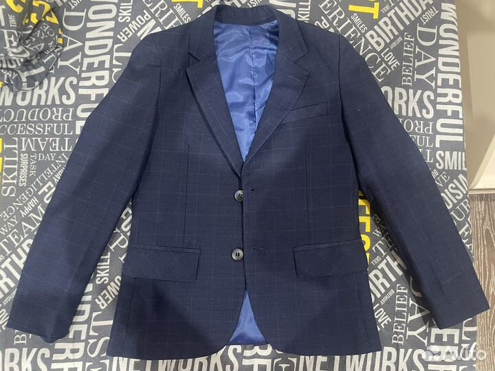 Школьный костюм для мальчика 128 тройка