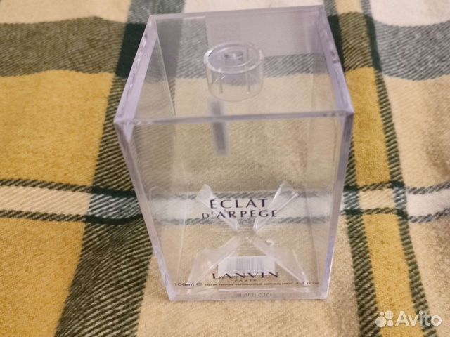 Упаковка от духов lanvin. Пластмасса