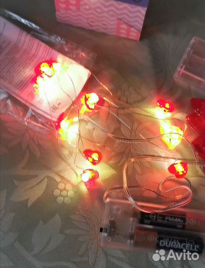 Гирлянда светодиодная Сердечки