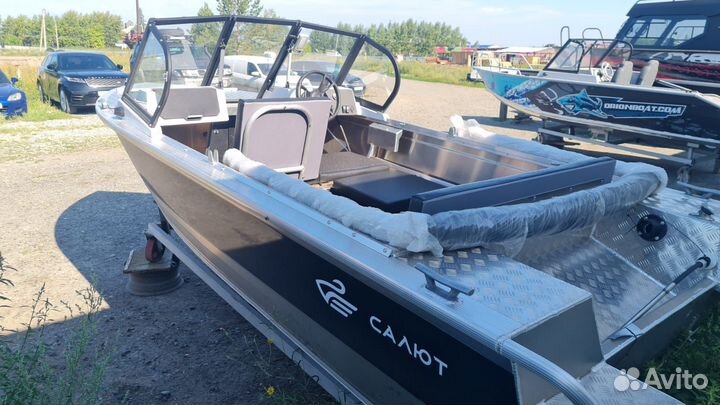 Лодка Салют 430PRO с мотором T40FWL-T
