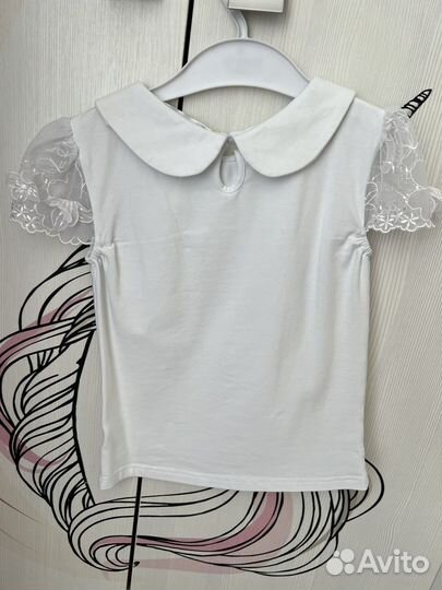 Блузка школьная 122-128