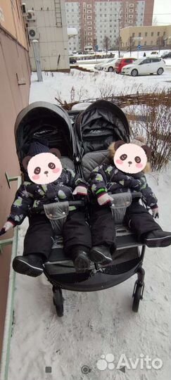 Коляска для двойни Pituso duo city