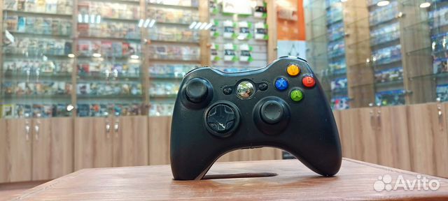 Джостик на xbox 360 черный бу