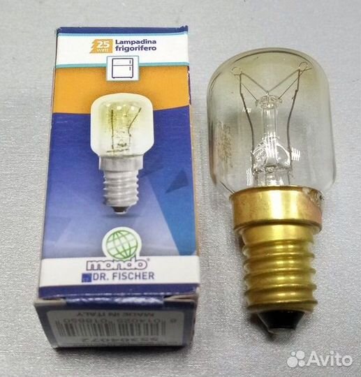 Лампа холодильника 25W 230V E14 55304072 зам. 0017