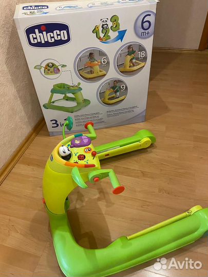 Ходунки детские chicco 3в1
