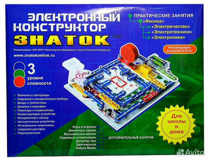 Электронный Конструктор Знаток 999+ схем