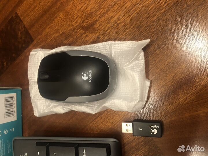 Клавиатура+мышка logitech
