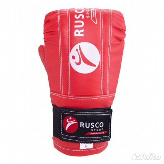 Перчатки боксерские Rusco Sport (Красный,8 OZ)
