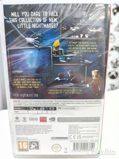 Little Nightmares 2 (II) Day One Edition (NS) NEW