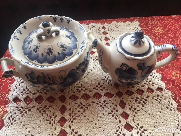 Посуда Гжель