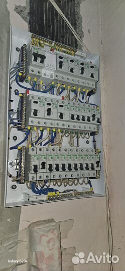 Сбор переборка электрощита электрика