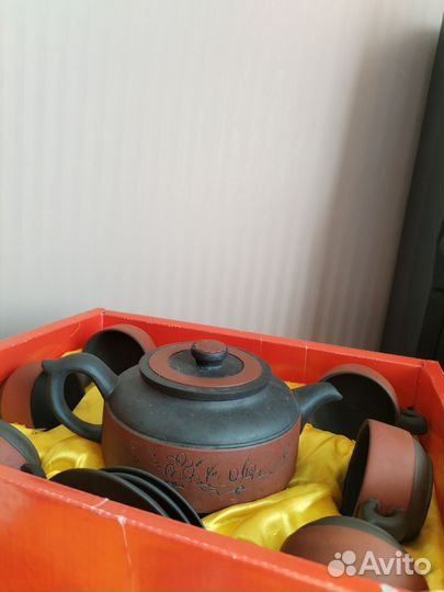 Набор для чайной церемонии глиняный