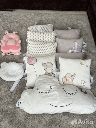 Бортики подушки в детскую кроватку