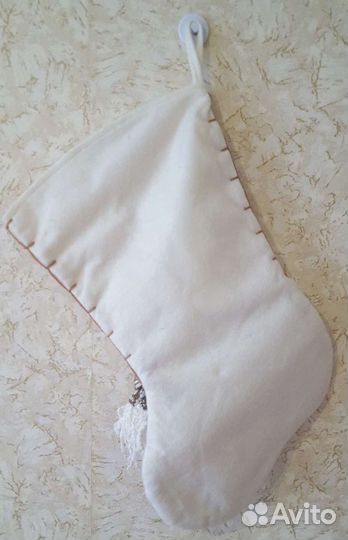 Носок декоративный новогодний