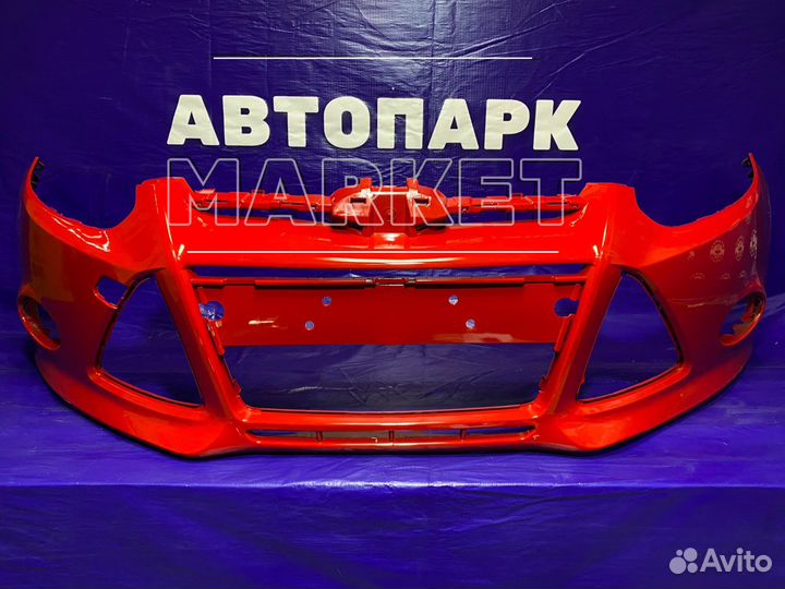 Бампер передний Ford Focus 3 Красный