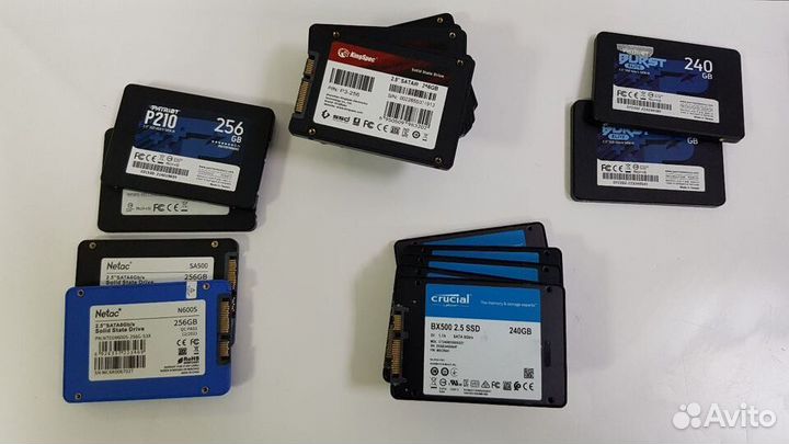 SSD накопители 240Gb неисправные лот 20шт