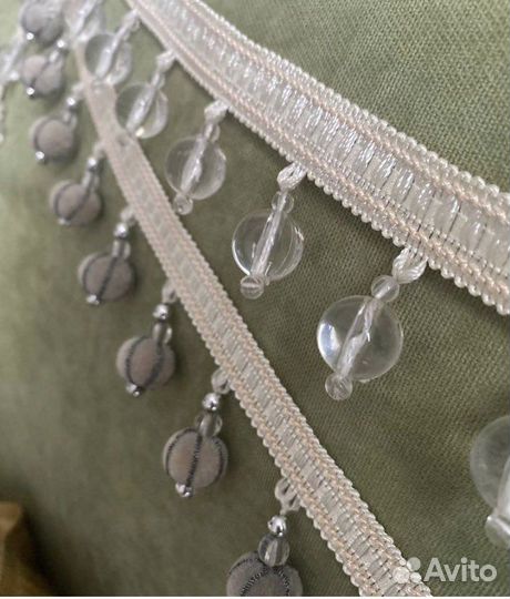 Стеклярус для штор, тесьма для штор