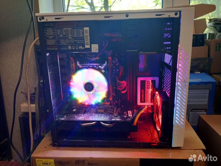 Игровой Intel 8 ядер/ RX 580 8 GB/ 16 Gb/ ssd