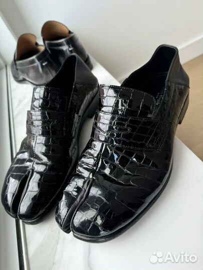 Туфли Maison Margiela Croc Skin Margiela Tabi