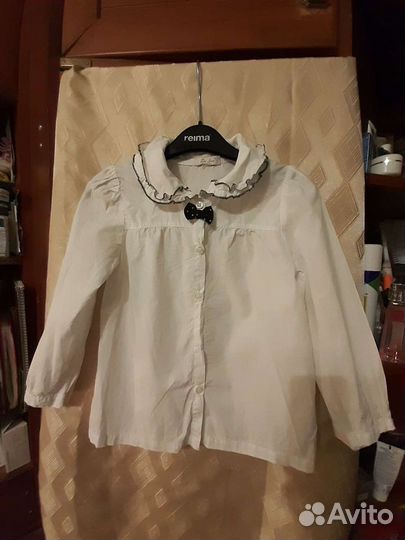 Рубашка белая для девочки