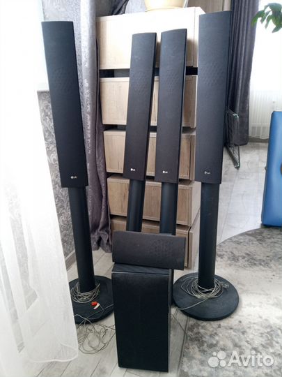 Акустические колонки 5.1 напольные