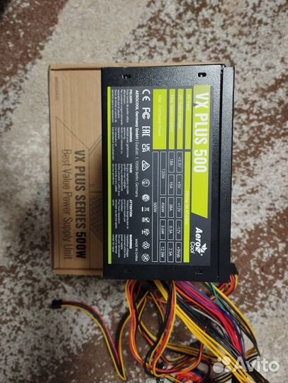 Блок питания aerocool vx plus 500w