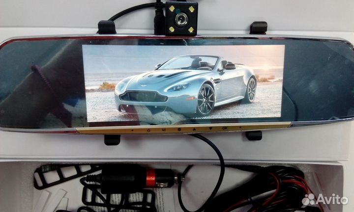 Зеркало-видеорегистратор 7дюймов сенсор