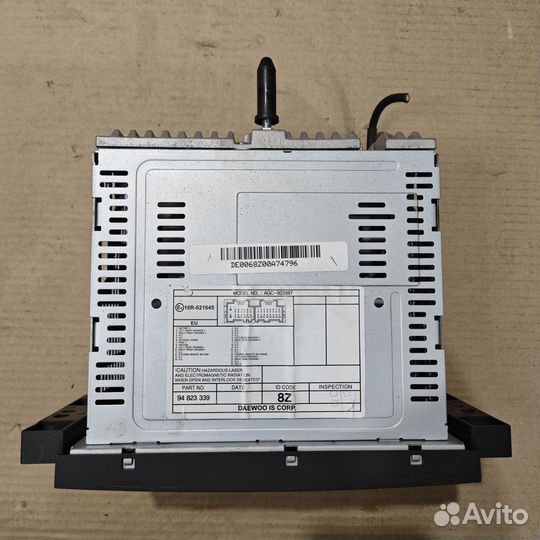 Магнитола штатная Chevrolet Aveo T250 /255