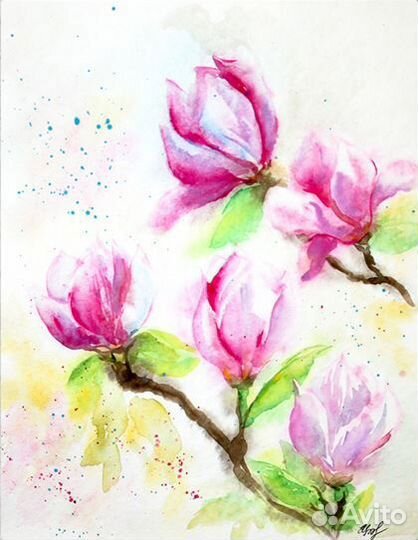 Картина акварелью 