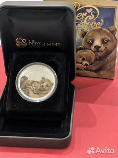 Серебрянная монета 50 центов