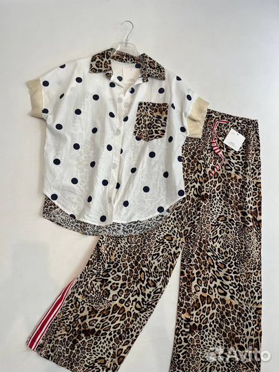 Рубашка блузка хлопок Италия