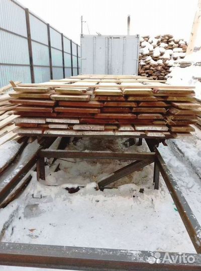 Доска необрезная лиственница