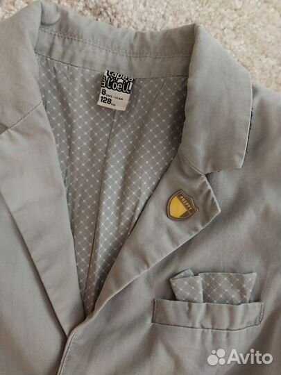 Пиджаки для мальчика р.122-128