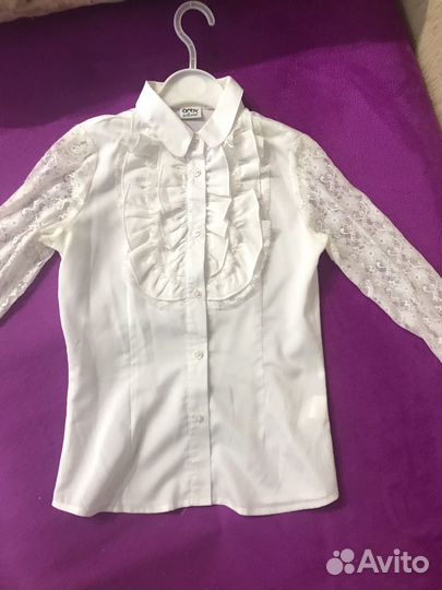 Школьная блузка размер 134
