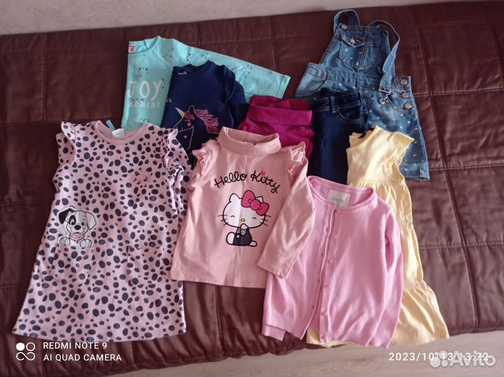 Вещи пакетом на девочку