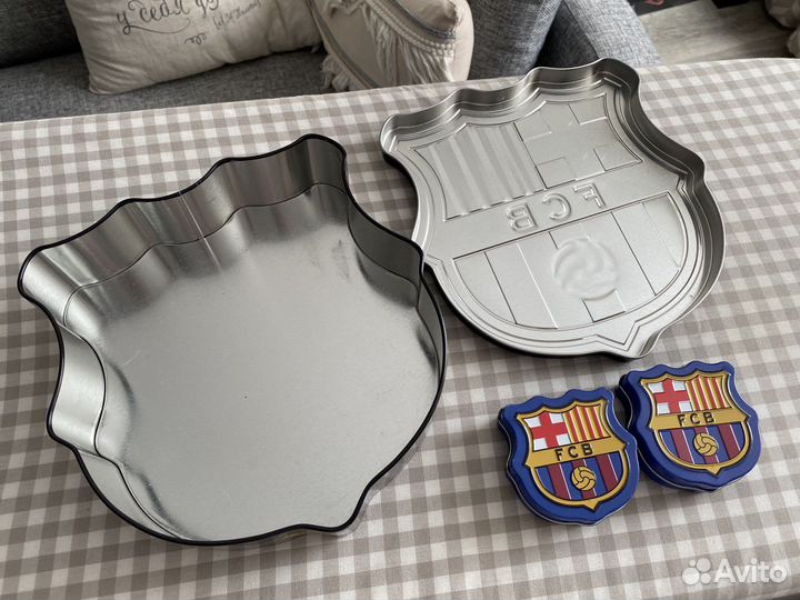 Жестяная коробка FCB (FC Barcelona, фк Барселона)