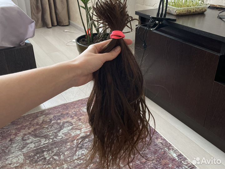 Волосы для наращивания 50 см бу