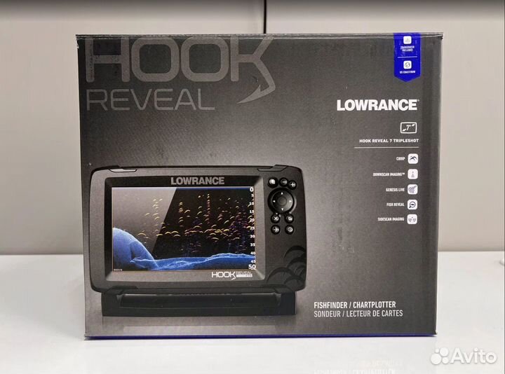 Эхолот Lowrance Hook 7 Reveal tripleshot
