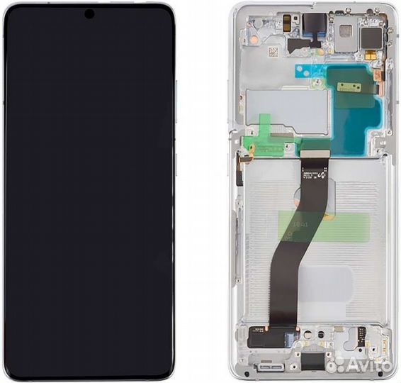 Дисплей для Samsung Galaxy S21 Ultra Серебро - OR
