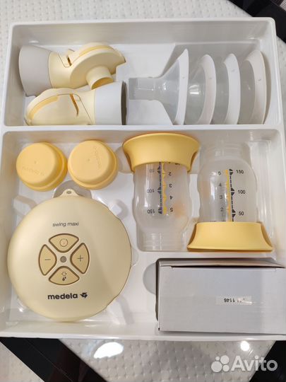 Двойной Молокоотсос Mebela Swing Maxi Flex