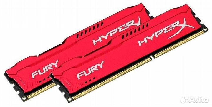 Kingston HyperX fury Red Series (hx313c9frk2/16)